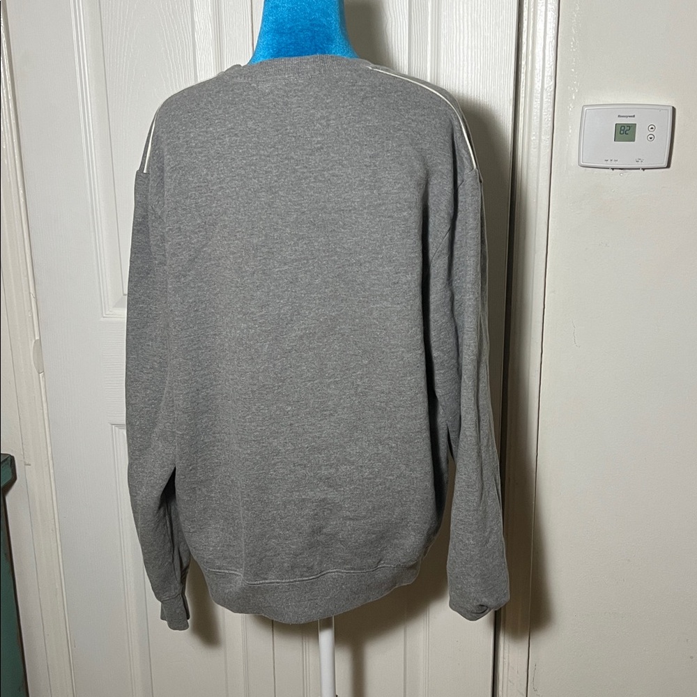 Cotopaxi Gray Crewneck Sweatshirt with Multicolor Stripes Medium - Picture 4 of 7